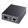 TP-Link 10 100 Mbps RJ45 to 100 Mbps Single-mode SC WDM Bi-Directional Fiber Converter With 1-Port PoE  - FC111PB-20