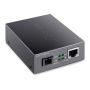 TP-Link 10 100 Mbps RJ45 to 100 Mbps Single-mode SC WDM Bi-Directional Fiber Converter With 1-Port PoE  - FC111PB-20
