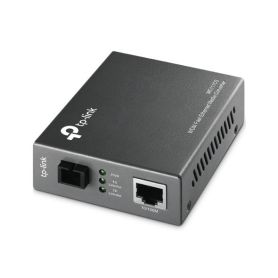 TP-Link 10 100Mbps RJ45 to 100Mbps single-mode SC fiber Converter, Full-duplex, Tx1550nm, Rx1310nm, up to 20Km - MC111CS