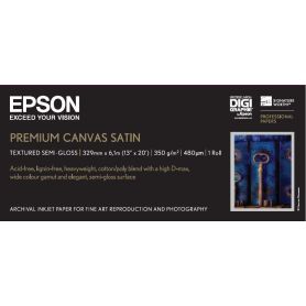 Premier Art Water Resistant CANVAS para Epson, 13''X6,1m  - C13S041845
