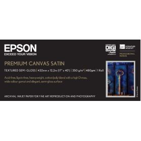 Premier Art Water Resistant CANVAS para Epson, 17''X12,2m - C13S041846
