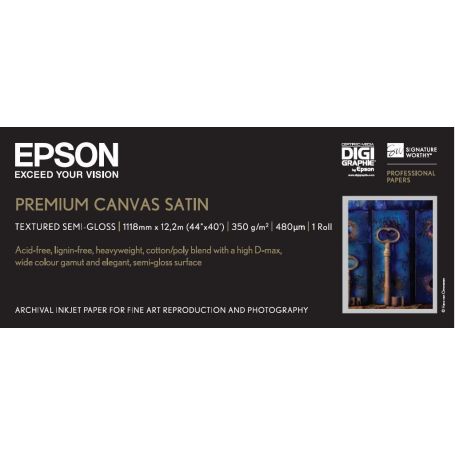 Premier Art Water Resistant CANVAS para Epson, 44''X12,2m - C13S041848