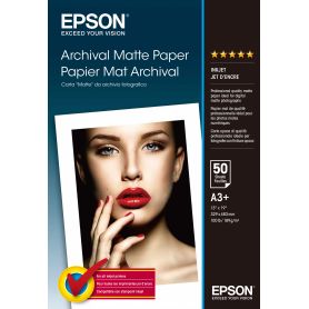 Epson Papel Mate de Arquivo A3+ (50 Folhas) - C13S041340