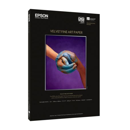 Epson Velvet Fine Art Paper (UC) A3+ (20 folhas) - C13S041637