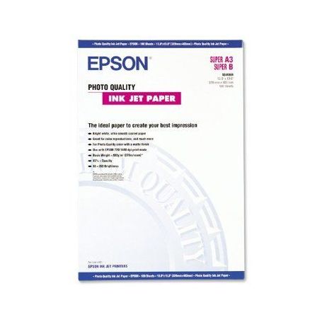 Epson Papel de Qualidade Fotográfica A3+ (100 Folhas) - C13S041069