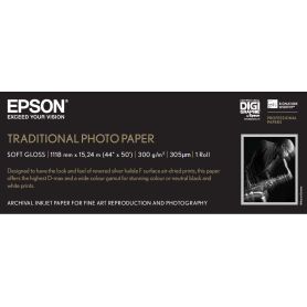 Epson Traditional Photo Paper 44'' x 15m - C13S045056