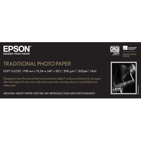Epson Traditional Photo Paper 44'' x 15m - C13S045056