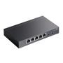 TP-Link 5-Port Gigabit Desktop PoE+ Switch with 1-Port PoE++ In and 4-Port PoE+Out  - TL-SG1005P-PD