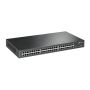 TP-Link 48-port Gigabit Switch, 48 10 100 1000M RJ45 ports, 1U 19-inch rack-mountable steel case - TL-SG1048
