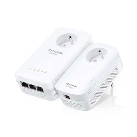 TP-LINK AV1300 Gigabit Passthrough Powerline ac Wi-Fi Kit, SPEED 300 Mbps at 2.4 GHz + 867 Mbps at 5 GHz, 1300 Mbps Powerline