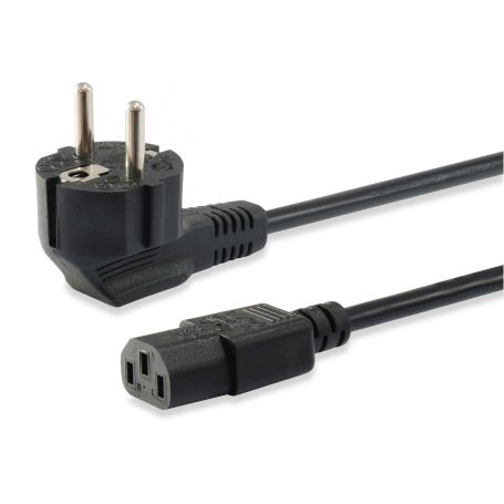 Equip Cabo energia C13 para Shuko preto (1.8 m) - 112120