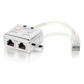 SPLITTER RJ45 8P8C  2x8P4C JACK 15cm EQUIP 127603