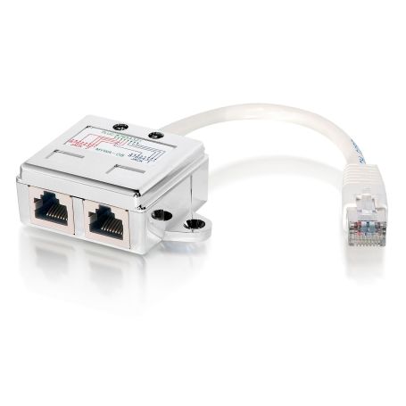 SPLITTER RJ45 8P8C  2x8P4C JACK 15cm EQUIP 127603