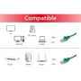 Equip Cabo de Rede UTP C6 1,0 M - Green - 625440