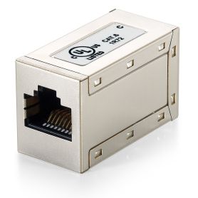 Equip Conector com 2 x RJ45 F F Cat.6 - permite unir 2 cabos de rede - 121169