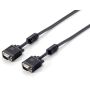 Equip Cabo HDB15 3+7, 30AWG, OD 6mm,1.8m, M M com ferrite - 118817