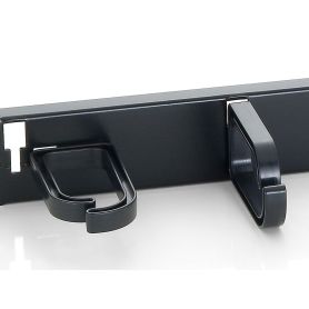 Equip Guia de cabos para panel 19'' 1U Preto - 327311