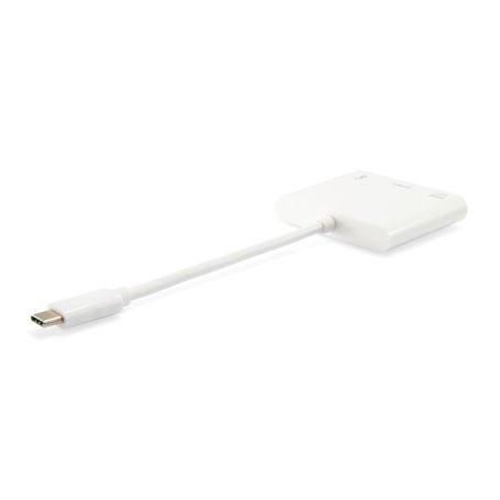 Equip Adaptador USB Type C to HDMI Female USB A Female PD Adapter - 133461