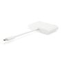 Equip USB-C to VGA Female USB A Female PD Adapter - 133462