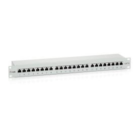 Equip CAT6 Patch Panel STP 19´ com 24 x RJ45 cinza - 326324