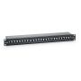 Equip CAT.6 Patch Panel 24-Port 19 inch 1U Black, Shielded - 326424