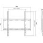 Equip Suporte TV 32''-55'' Fixo Ecrã Plano  - 650310