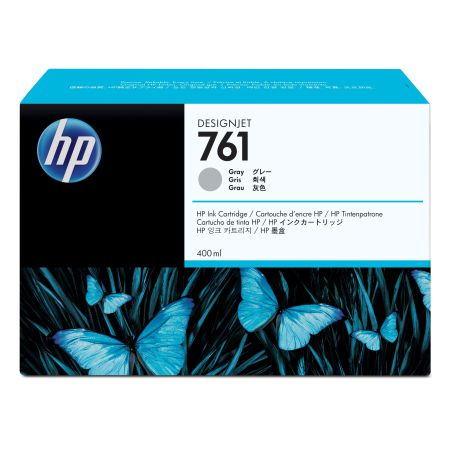 HP 761 400-ml Gray Designjet Ink Cartridge - CM995A