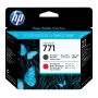 HP 771 Matte Black Chromatic Red Designjet Printhead - CE017A