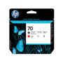 HP 70 Matte Black and Red DesignJet Printhead - C9409A