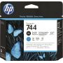 HP 744 Photo Black & Cyan Printhead - F9J86A