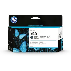 HP 745 130-ml Matte Black Ink Cartridge - F9J99A