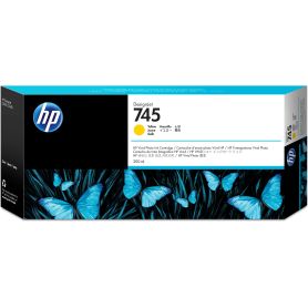 HP 745 300-ml Yellow Ink Cartridge - F9K02A