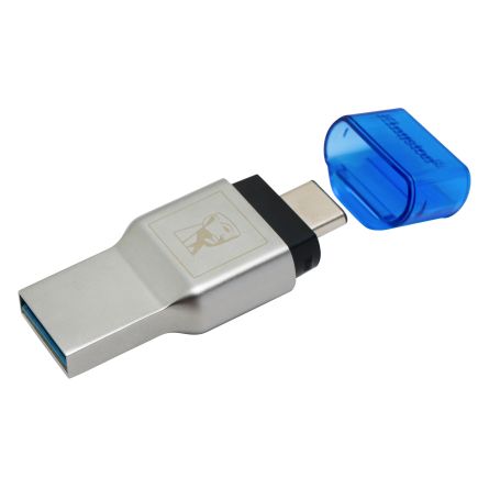 Kingston Leitor de Cartões MobileLite DUO 3C USB3.1+TypeC microSDHC SDXC - FCR-ML3C