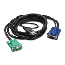 APC integrated LCD KVM USB cable - 12 ft (3m) - AP5822