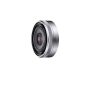 Sony SEL-16F28 - Lente SEL16F28 E16mm F2.8 panqueca, ópticas de alta qualidade para fotos e ainda vídeo HD