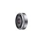 Sony SEL-16F28 - Lente SEL16F28 E16mm F2.8 panqueca, ópticas de alta qualidade para fotos e ainda vídeo HD