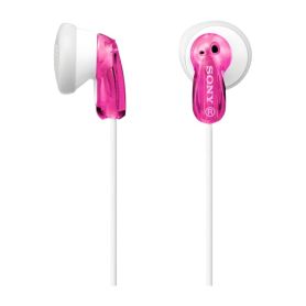 Sony MDR-E9LPP Rosa - Auscultadores de tipo fechado, Diafragma de 13.5 mm para graves potentes. Cabo leve e resistente de 1.2 m