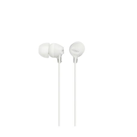 Sony MDR-EX15APW Branco - Auscultadores de tipo auricular fechado para smartphone