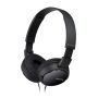 Sony MDR-ZX110B Preto - Auscultadores Outdoor