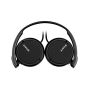 Sony MDR-ZX110B Preto - Auscultadores Outdoor