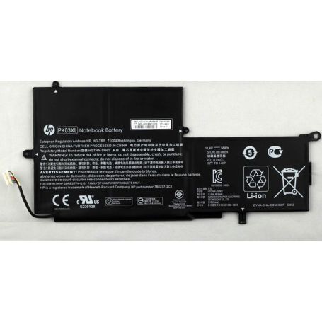 Battery Laptop HP Lithium ion - Main Battery Pack 11.4V 4810mAh 789116-005