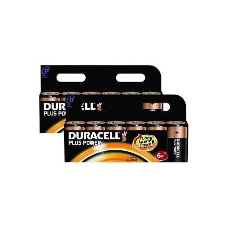 Battery General Alkaline - Duracell Plus D Size 12 Pack BUN0034A