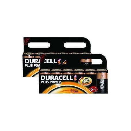 Battery General Alkaline - Duracell Plus C Size 12 Pack BUN0035A