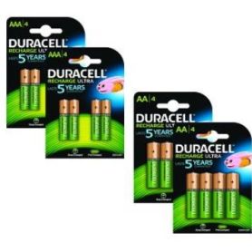 Battery General  NiMH - Duracell PreCharged AA   AAA 2 x 8 Packs BUN0044B