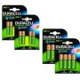 Battery General  NiMH - Duracell PreCharged AA   AAA 2 x 8 Packs BUN0044B
