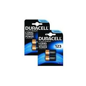 Battery Camera Duracell Lithium - DL123 CR123A Lithium Battery - 4 Pack BUN0088A
