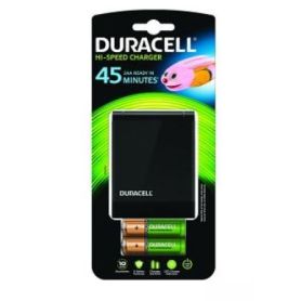 Power Charger Europe - Duracell 45m Charger + 2 x AA AAA CEF27EU