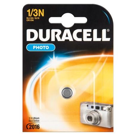 Battery Camera  Lithium - Duracell 3V Lithium Photo Battery 1 Pack DL1 3N