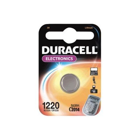 Battery General  Lithium - Duracell 3V Coin Cell DL1220