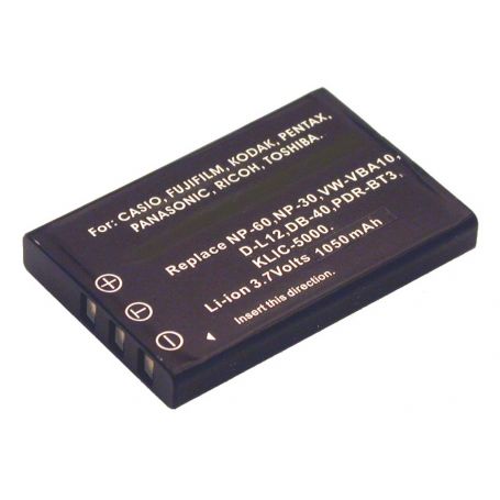Battery Camera 2-Power Lithium ion - Digital Camera Battery 3.7V 1000mAh DBI9583A